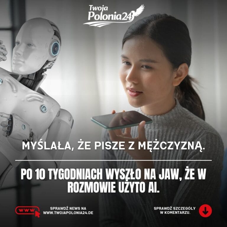 Kobieta przez dziesięć tygodni pisała z AI wykorzystaną przez oszustów