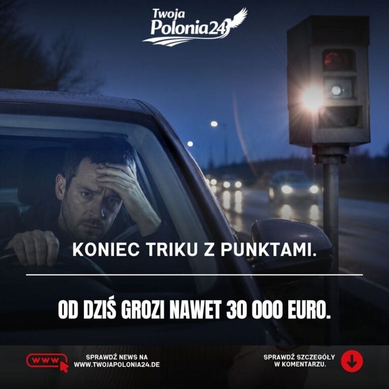 Punkty we Flensburgu od 1 lipca 2026, koniec brania punktów na siebie i kara do 30 000 euro