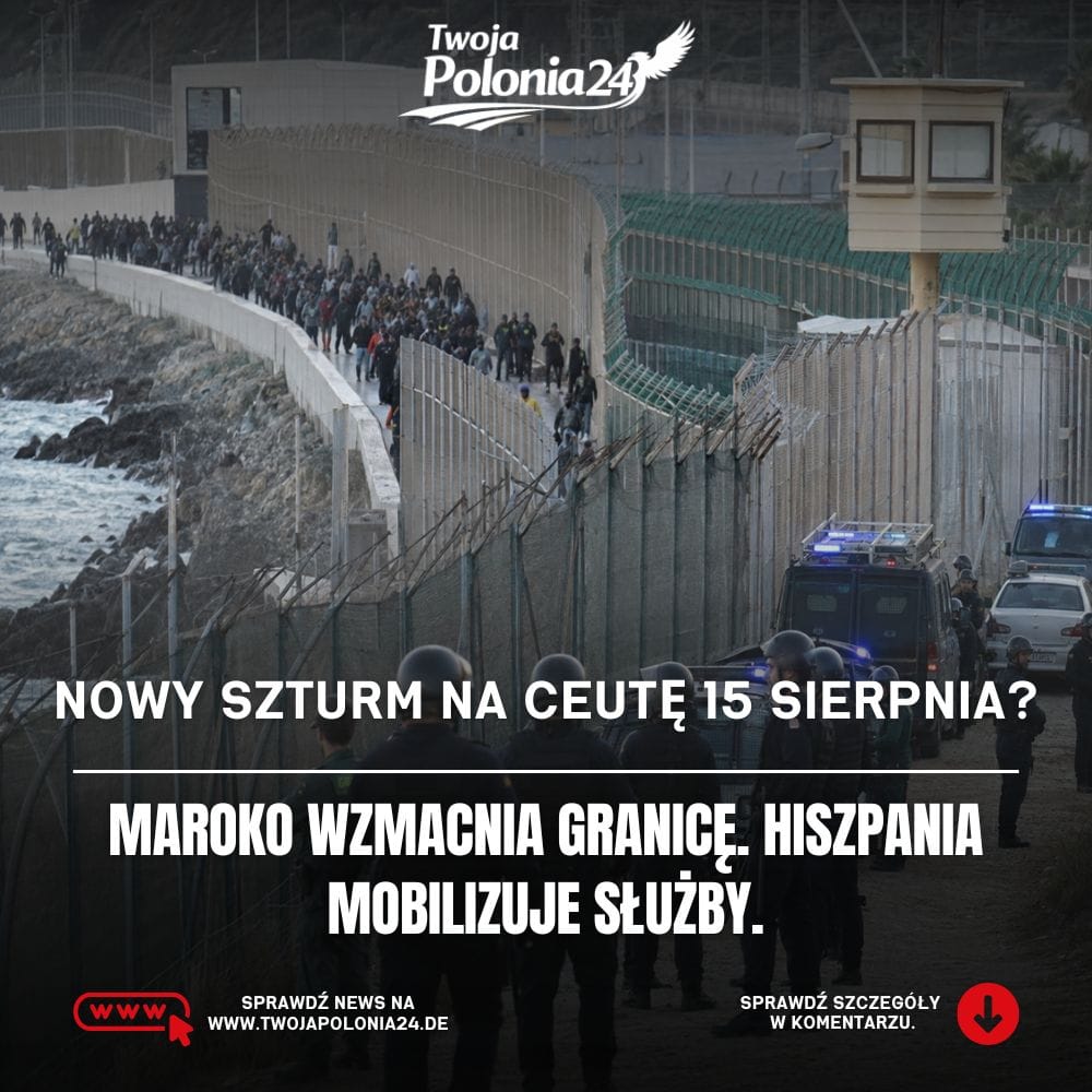 Ceuta 15 sierpnia 2026, wzmocnione zabezpieczenia i służby na granicy z Marokiem