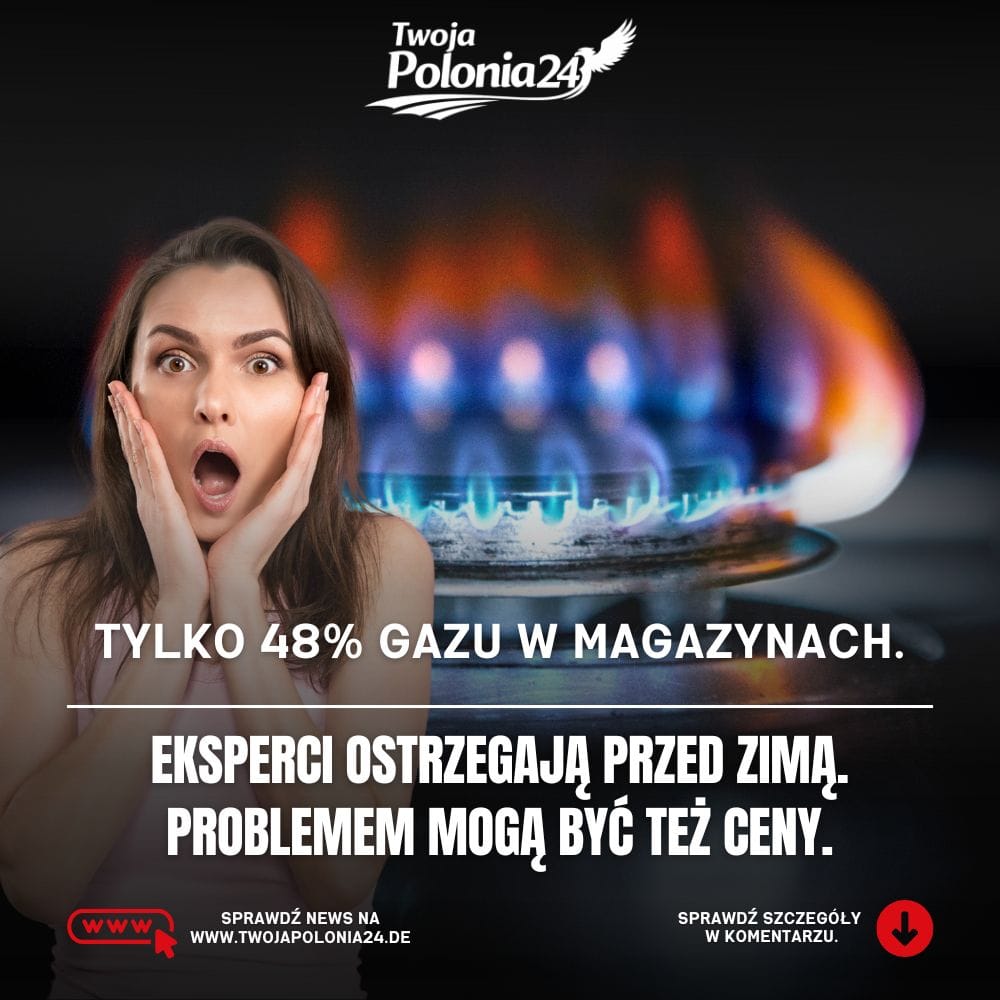 Gasspeicher w Niemczech zapełnione tylko w około 48 procentach przed zimą 2026