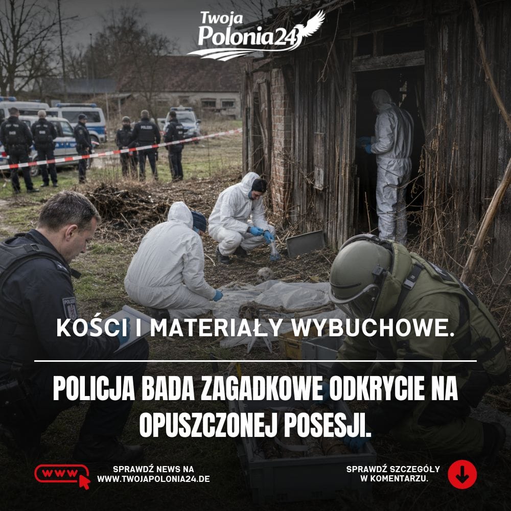 Materiały wybuchowe w Brandenburgii i policyjne działania na opuszczonej posesji