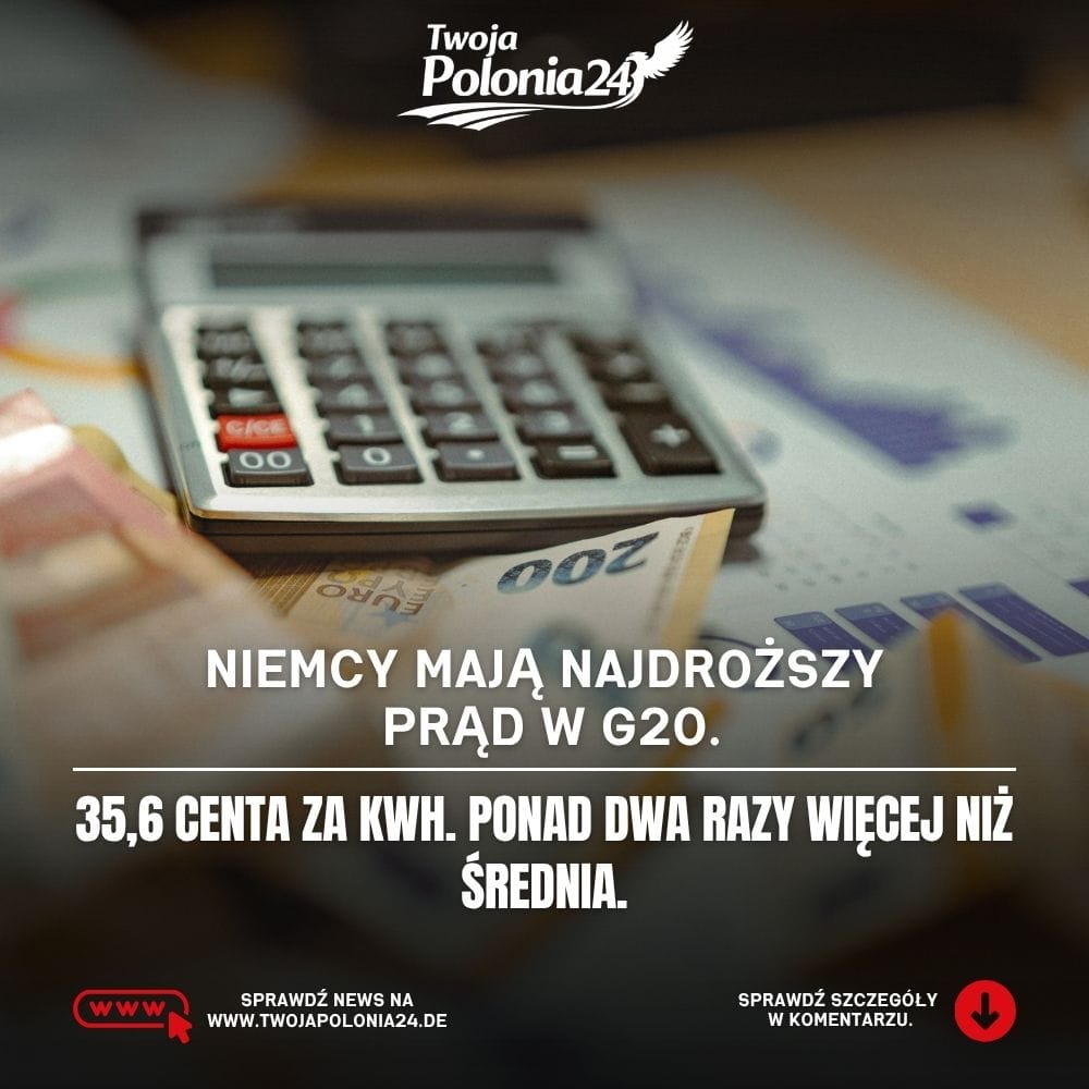 Najdroższy prąd w G20 jest w Niemczech. Wysokie ceny energii elektrycznej i rachunki za prąd dla gospodarstw domowych w Niemczech.
