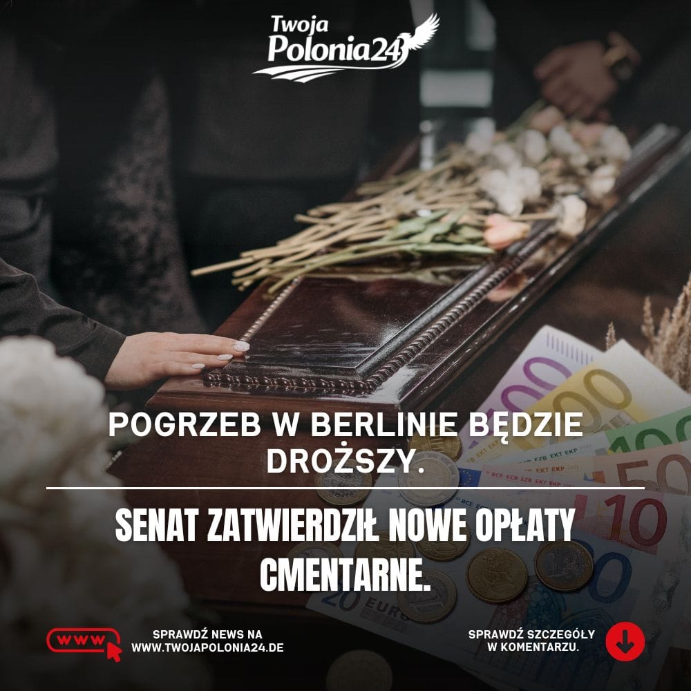 Opłaty cmentarne w Berlinie wzrosną po decyzji Senatu