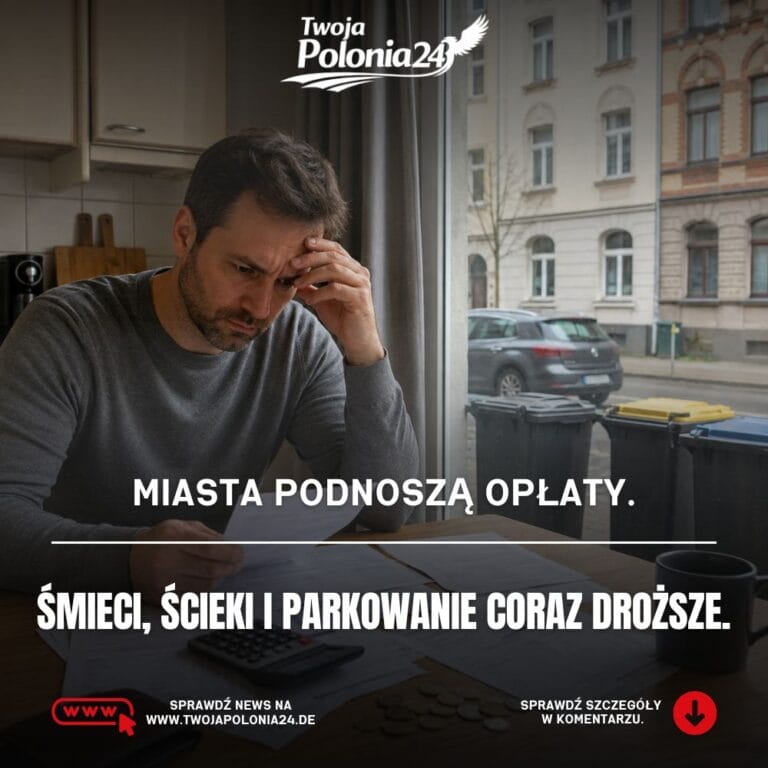 Opłaty komunalne w Niemczech za śmieci, ścieki i parkowanie