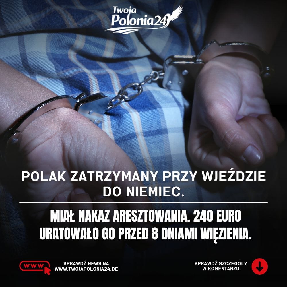 Polak zatrzymany przy wjeździe do Niemiec przez Bundespolizei na A40