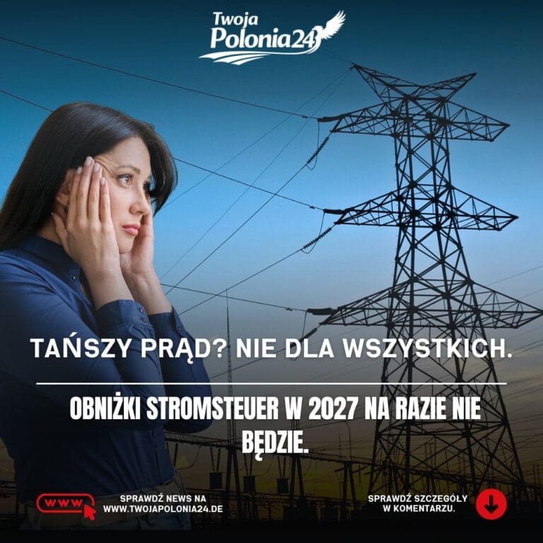 Stromsteuer w Niemczech i brak ogólnej obniżki podatku od prądu dla gospodarstw domowych w 2027 roku
