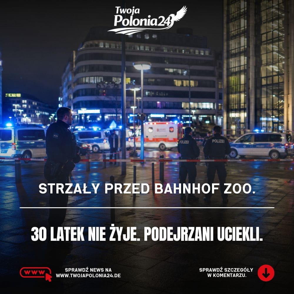 Strzały przed Bahnhof Zoo w Berlinie i działania policji na Hardenbergplatz