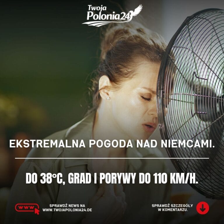 Upały i gwałtowne burze w Niemczech z temperaturą do 38 stopni