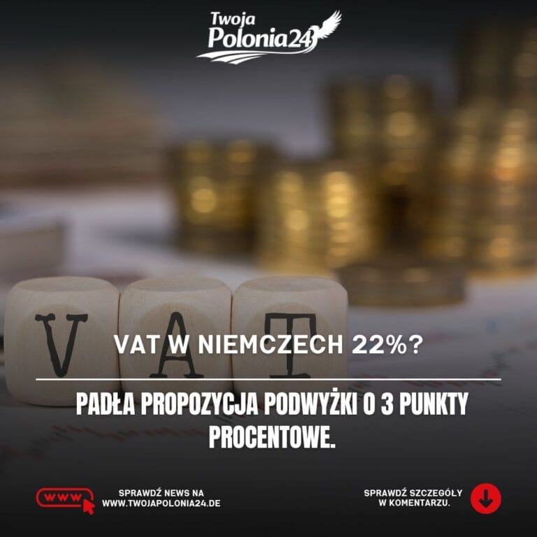 VAT w Niemczech, propozycja podwyżki podstawowej stawki do 22 procent