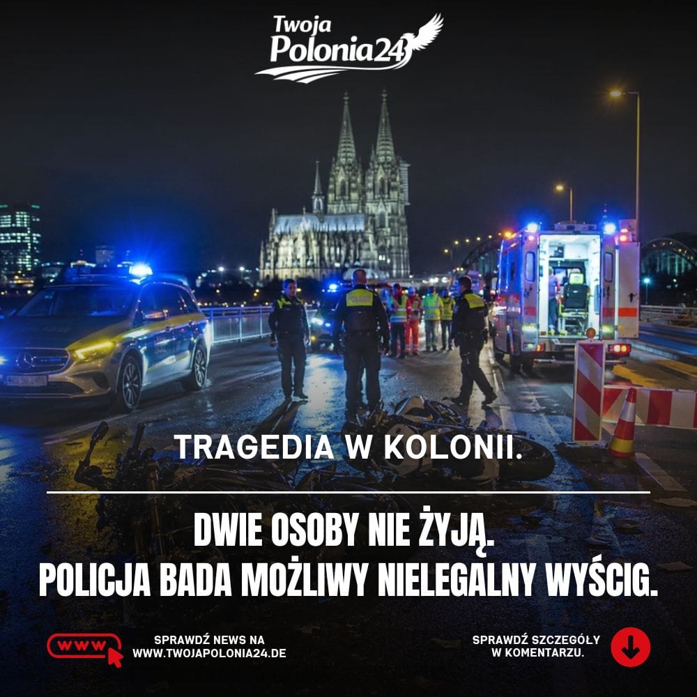 Wypadek w Kolonii z udziałem dwóch motocykli i akcja służb ratunkowych