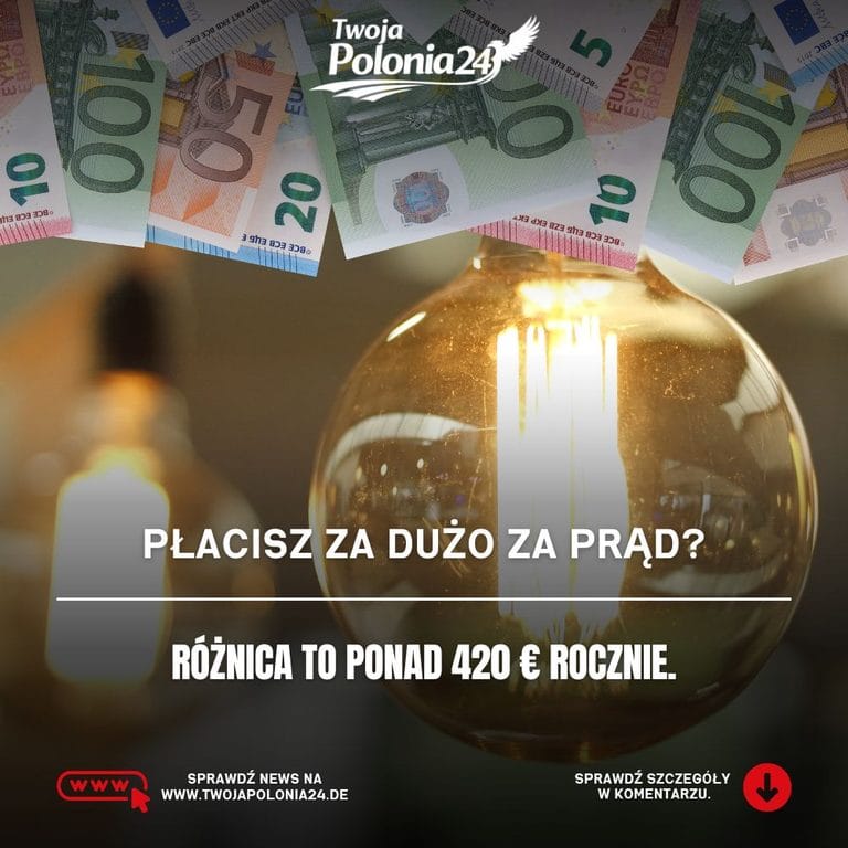 Ceny prądu w Niemczech. Różnica między Grundversorgung a najtańszą ofertą przekracza 420 euro rocznie