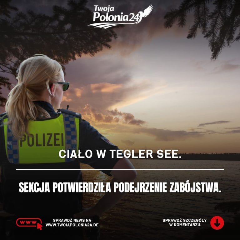 Ciało w Tegeler See w Berlinie, śledztwo prowadzi Mordkommission