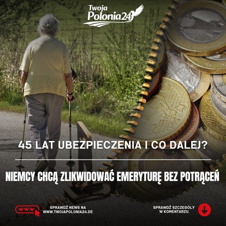 Emerytura po 45 latach w Niemczech może zostać zlikwidowana w obecnej formie