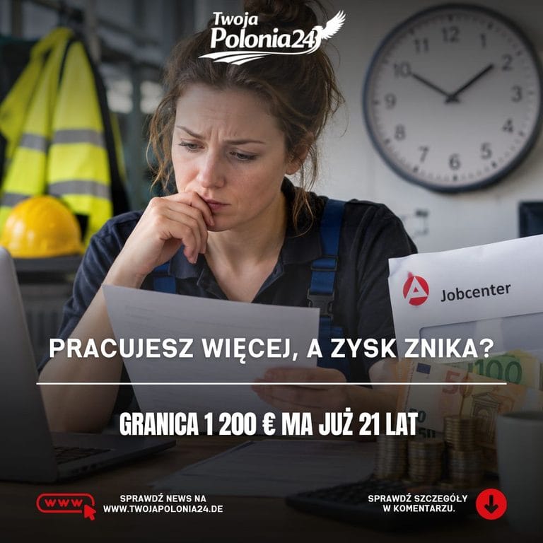 Grundsicherung i praca w Niemczech – granica Freibetrag 1200 euro