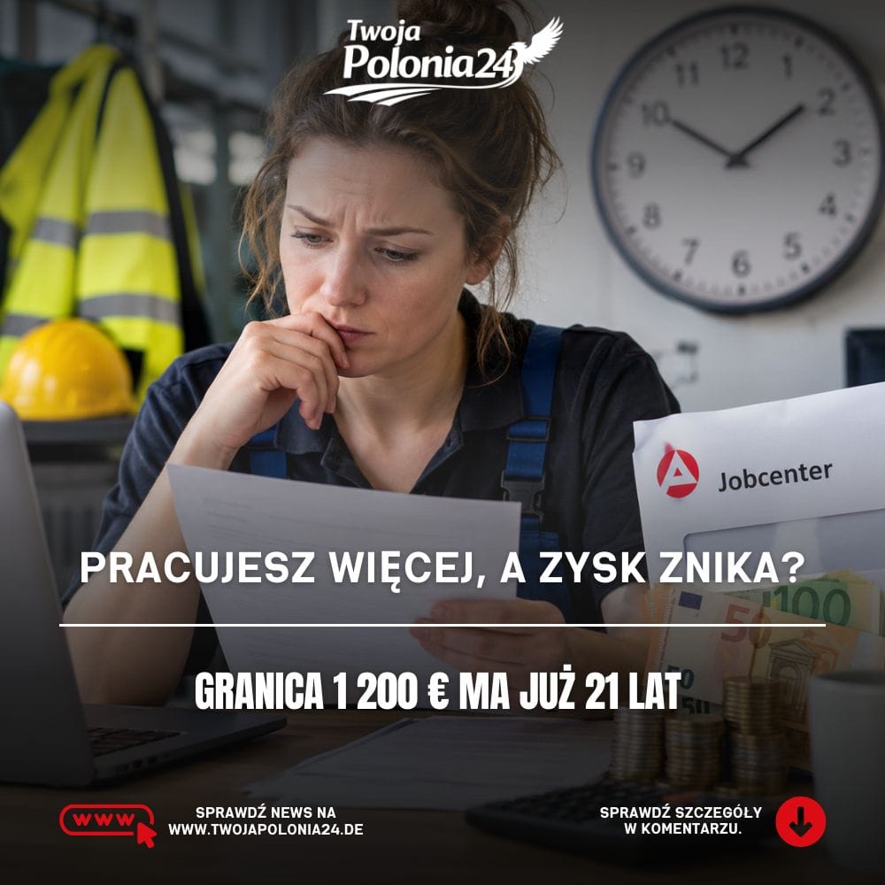 Grundsicherung i praca w Niemczech – granica Freibetrag 1200 euro
