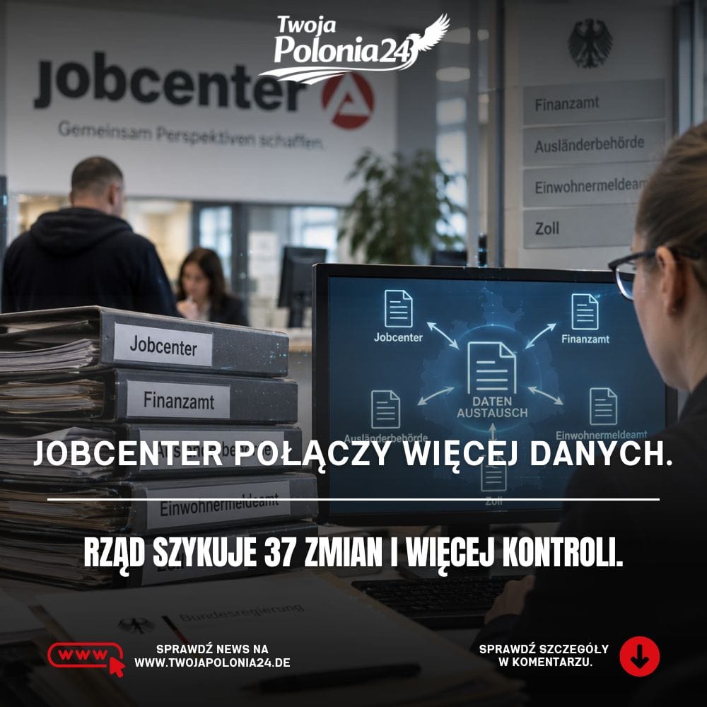 Kontrole świadczeń w Niemczech – Jobcenter i urzędy mają szerzej wymieniać dane
