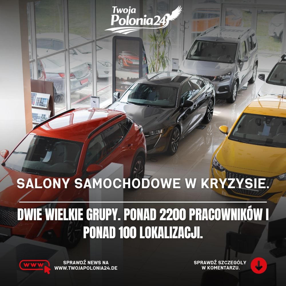 Kryzys salonów samochodowych w Niemczech dotyczy grup König i Wahl zatrudniających ponad 2200 osób
