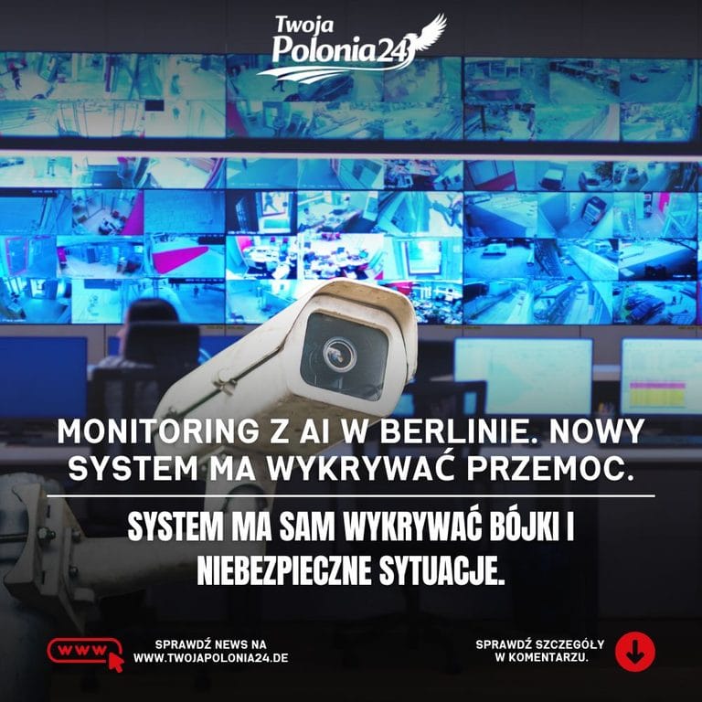 Monitoring z AI w Berlinie przy Kottbusser Tor – kamery mają wykrywać niebezpieczne sytuacje