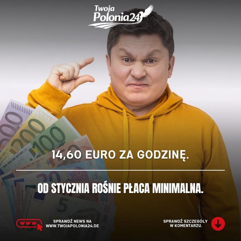 Płaca minimalna w Niemczech wzrośnie do 14,60 euro brutto za godzinę od stycznia 2027