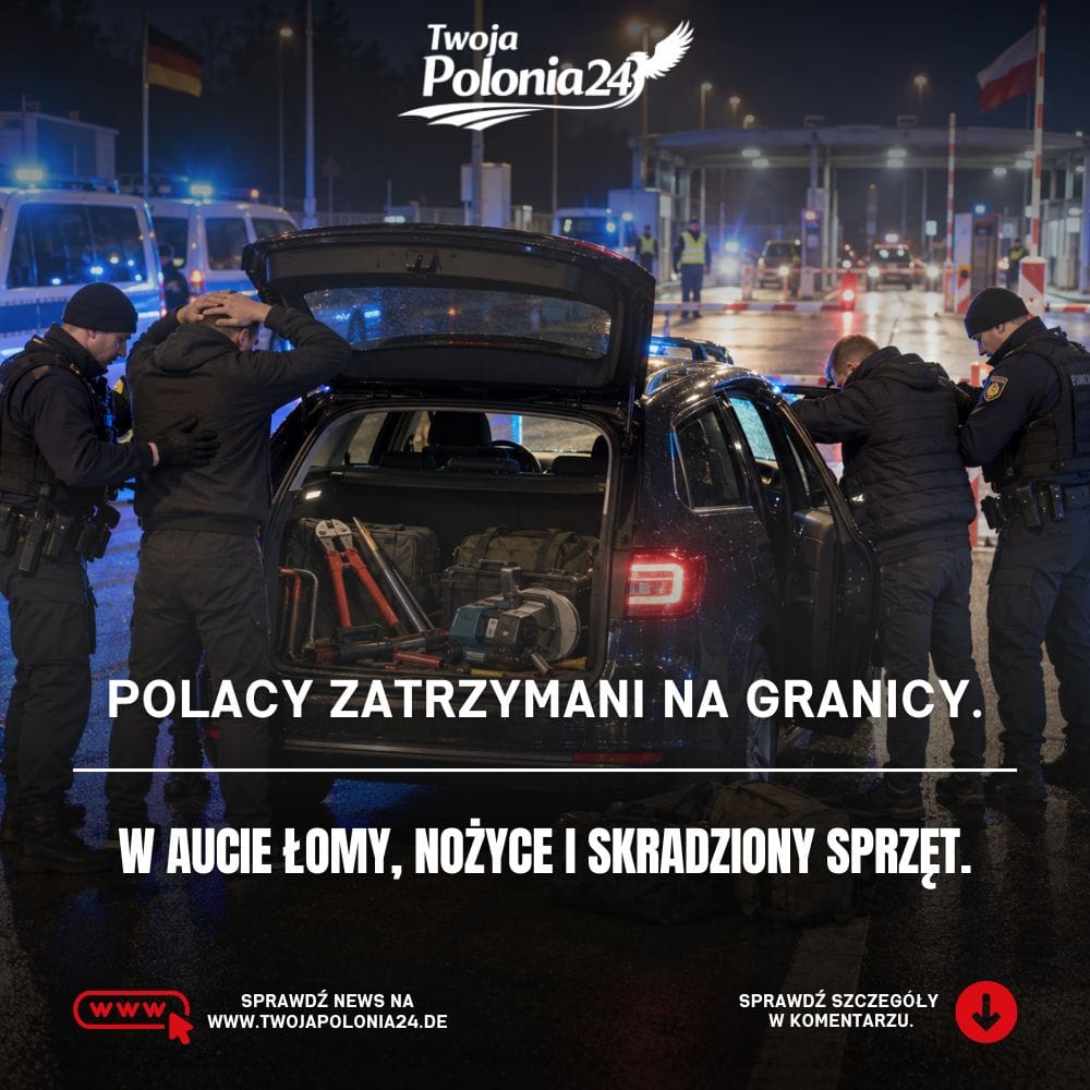 Polacy zatrzymani na granicy z Niemcami podczas kontroli Bundespolizei