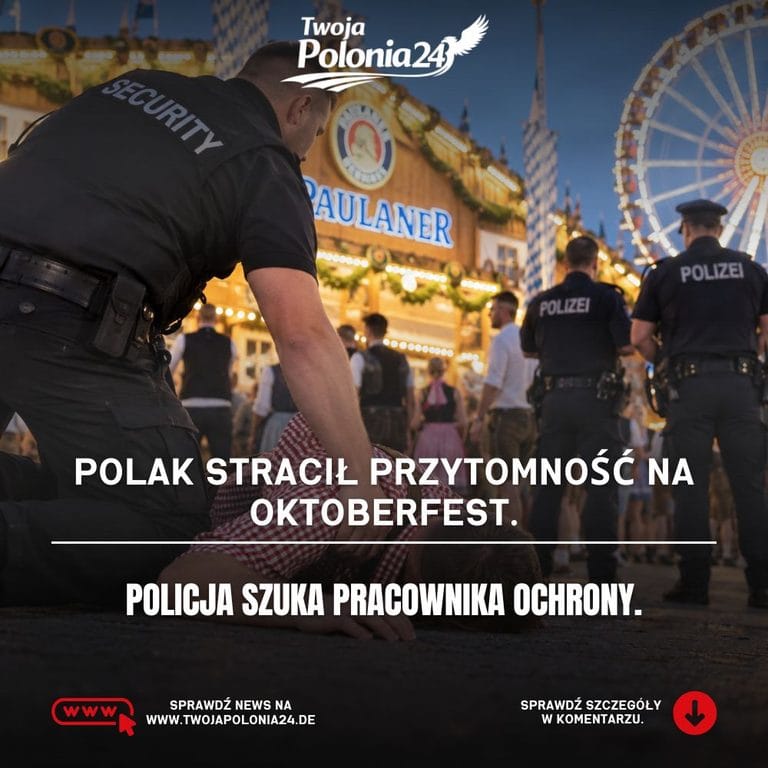 Polak na Oktoberfest po incydencie z ochroniarzem w Monachium