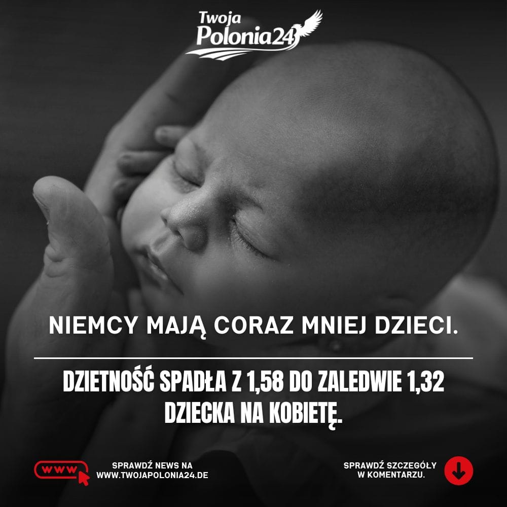 Spadek dzietności w Niemczech 2026 – wskaźnik spadł do 1,32 dziecka na kobietę
