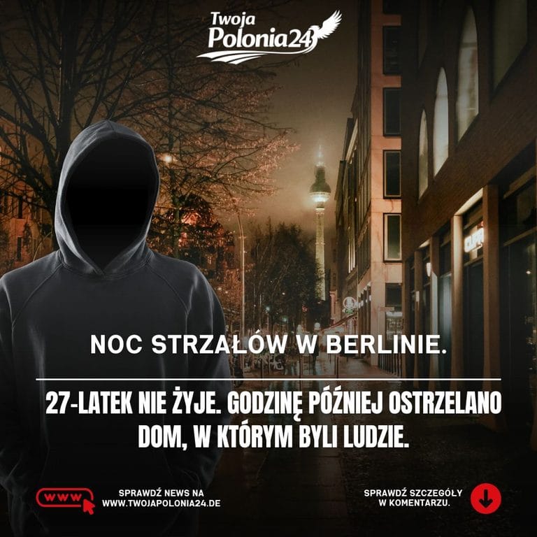 Strzały w Berlinie – 27-latek zginął w Neukölln, godzinę później ostrzelano dom