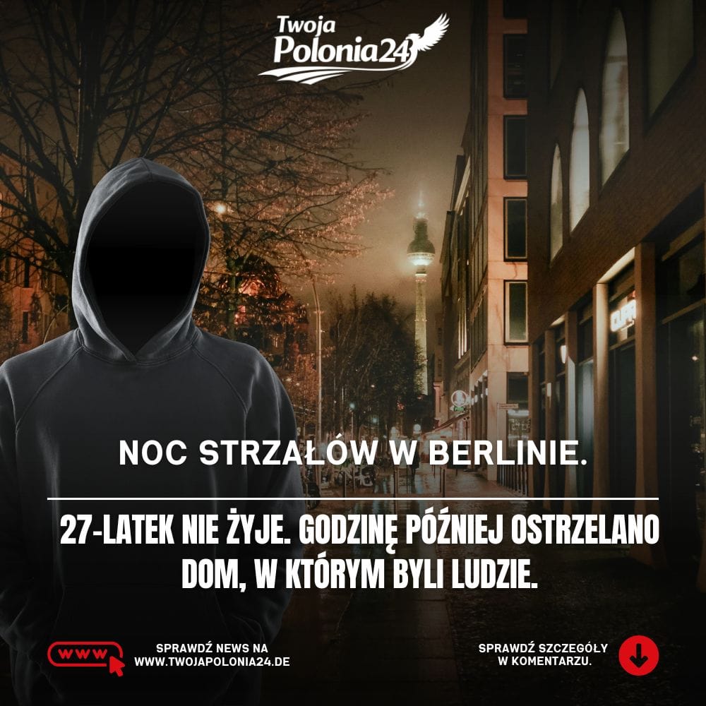 Strzały w Berlinie – 27-latek zginął w Neukölln, godzinę później ostrzelano dom
