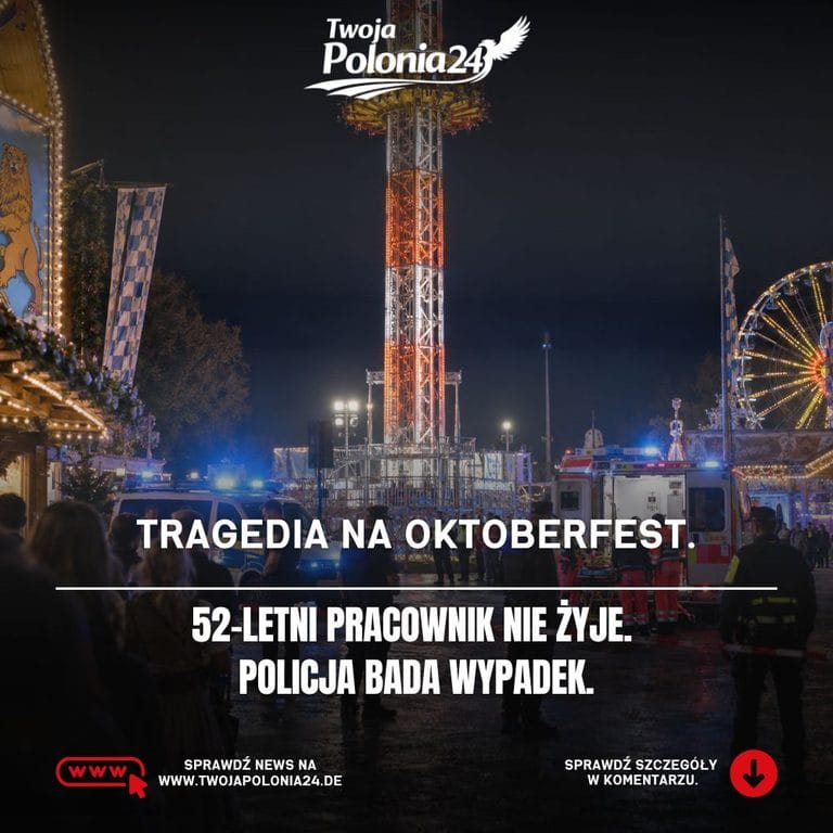 Tragedia na Oktoberfest – wypadek przy atrakcji w Monachium