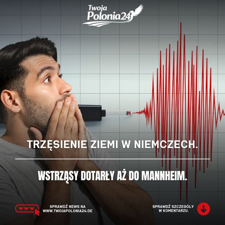 Trzęsienie ziemi w Niemczech odczuwalne w Worms i Mannheim