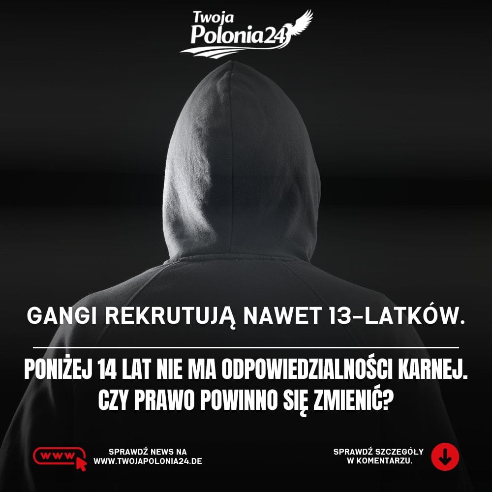 Wiek odpowiedzialności karnej w Niemczech – gangi rekrutują nawet 13-latków do brutalnych przestępstw