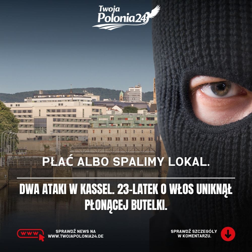 Wymuszenia w Kassel, groźby podpalenia lokali i pierwsze zatrzymanie podejrzanego