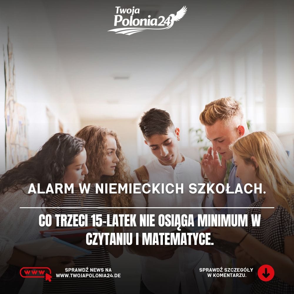 Wyniki PISA w Niemczech najgorsze w historii – co trzeci 15-latek poniżej podstawowego poziomu
