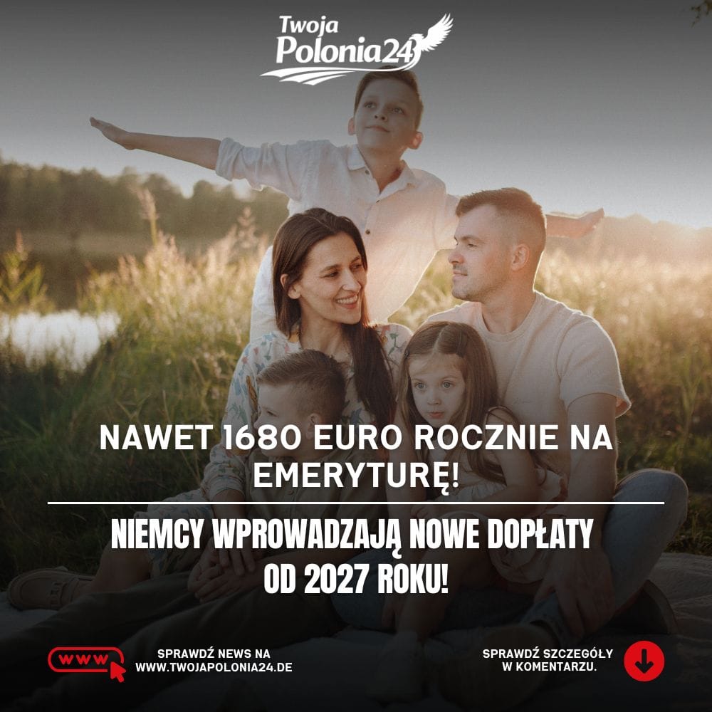 Altersvorsorgedepot – rodzina analizująca oszczędności emerytalne w Niemczech, ilustracja dopłat do 1680 euro rocznie.Od 2027 roku rodziny w Niemczech mogą korzystać z nowego systemu dopłat do prywatnych oszczędności emerytalnych. W określonych warunkach wsparcie dla rodziny z dwojgiem dzieci może osiągnąć 1680 euro rocznie. Zdjęcie ilustracyjne.