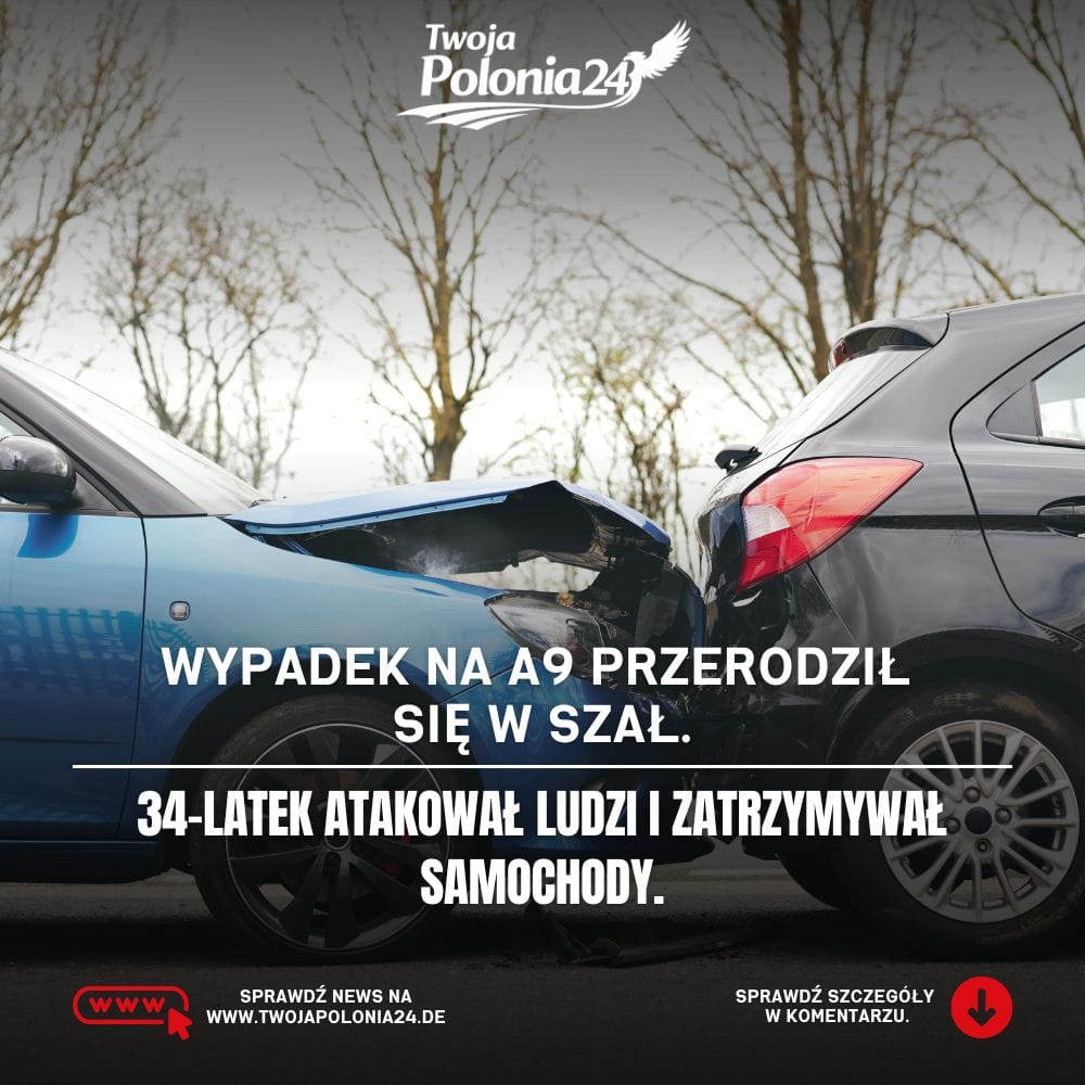 Atak po wypadku na A9 na parkingu Greding-West
