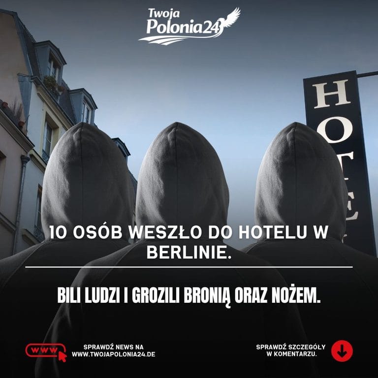 Atak w hotelu w Berlinie i nocna akcja policji w Charlottenburgu