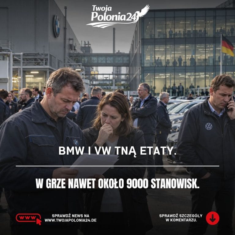 Cięcia etatów w BMW i Volkswagenie – około 9000 stanowisk objętych planami