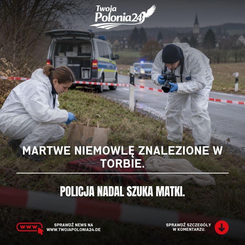Martwe niemowlę w Beckum znalezione przy drodze