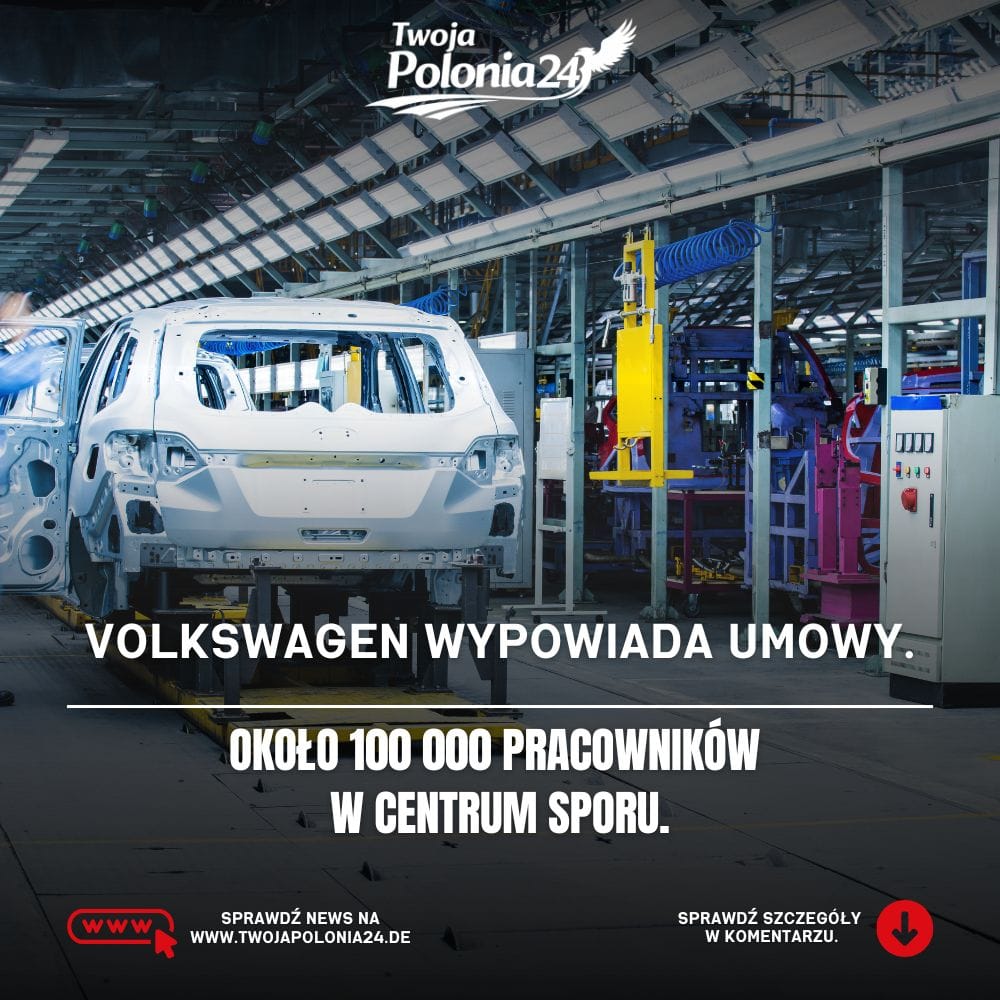 Volkswagen wypowiada układy zbiorowe dla około 100 tysięcy pracowników
