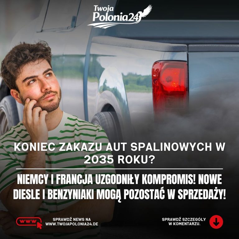 Zakaz aut spalinowych od 2035 roku – samochody benzynowe i diesle w Niemczech, ilustracja planowanych zmian w UE