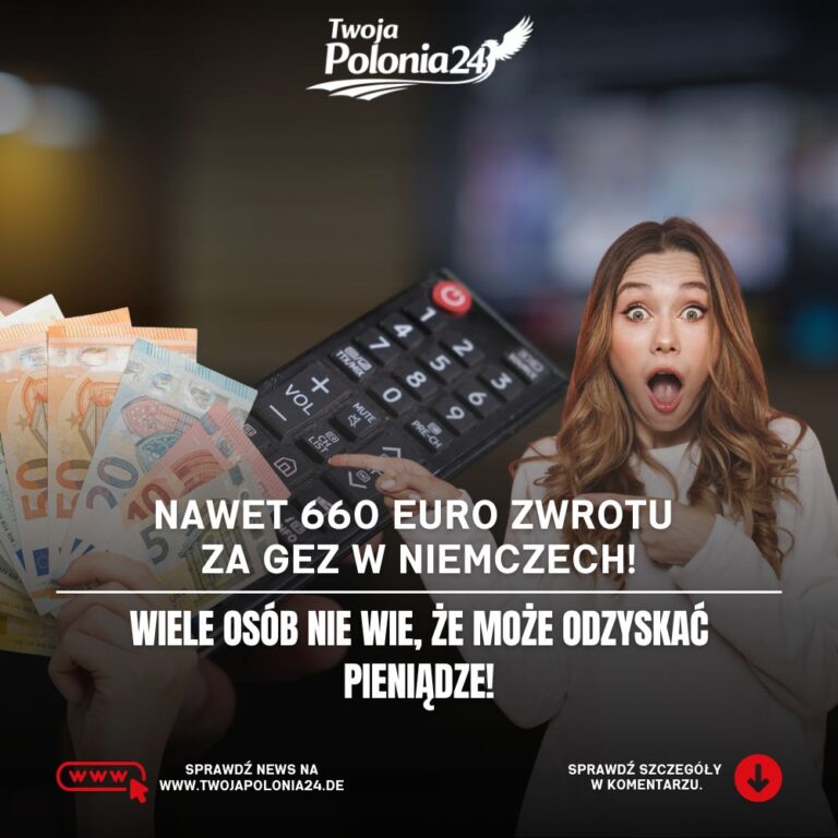 Zwrot GEZ w Niemczech – nawet 660 euro do odzyskania za nadpłacony abonament radiowo-telewizyjny Rundfunkbeitrag.